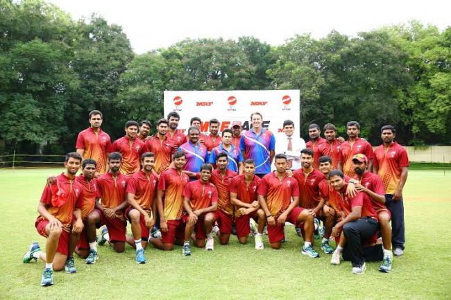 Sachin Tendulkar visits the MRF Pace Foundation, shares his insight about cricket