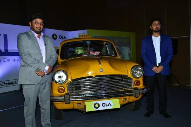 Kolkata's yellow Taxi can be book through Ola app