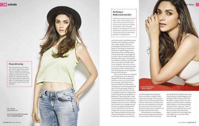 Aditi Rao Hydari features on Smart Life Magazine cover