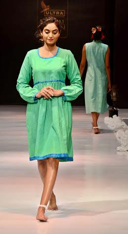 Models walk the ramp at  Kingfisher Ultrla Bengal Fashion Week