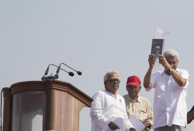 CPI-M attacks TMC, BJP at Brigade rally