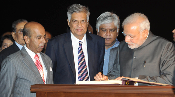 Modi arrives at Bandaranaike International Airport