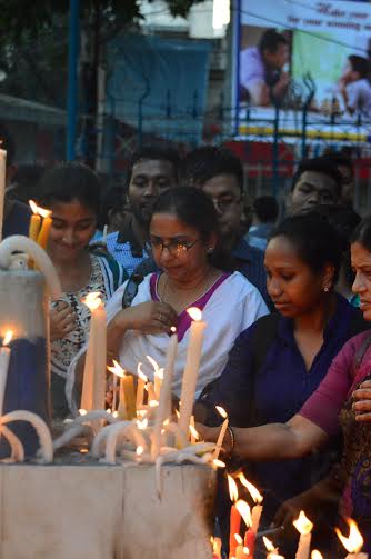 Kolkata shows solidarity with nun