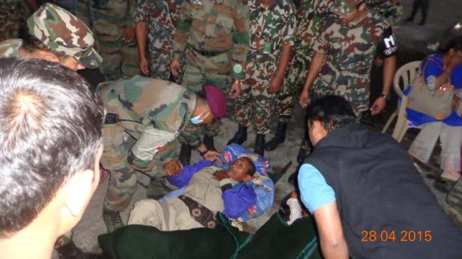 India Army conducts Op Maitri
