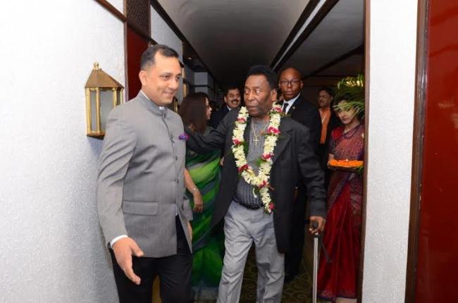Taj Bengal welcomes Pele