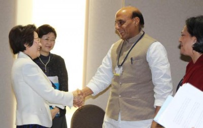 Singh  holds bilateral meeting with Ministers of Japan and Russia 