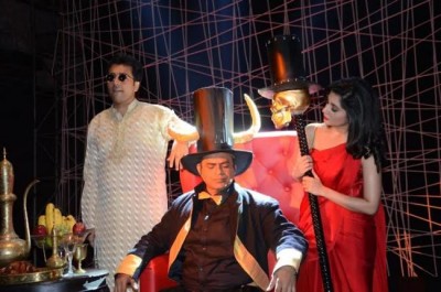 My first tryst with Goopy Gyne was in class two : Abir