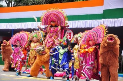 I-day rehearsal in Kolkata