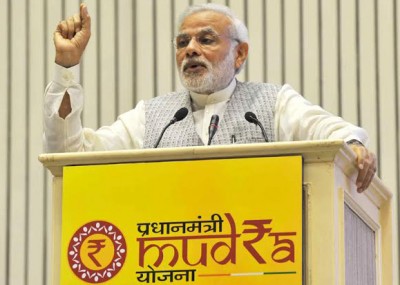 PM Modi launches MUDRA Bank aimed to benefit 5.77 crore MFIs in India