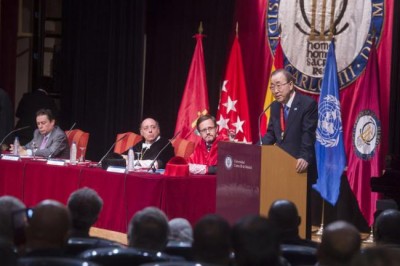 'Terrorism is on the march' Ban tells global dialogue in Madrid