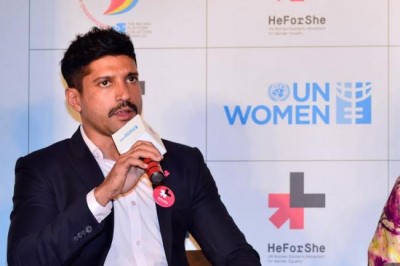 At UN, Bollywood's Farhan Akhtar leads push to involve more men to end violence against women