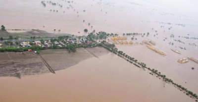 Gujarat floods cause submergence of low lying areas