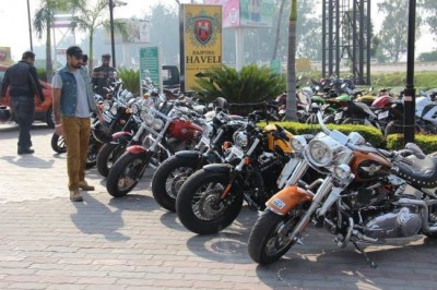 Harley owners group celebrates the 4th International Day of the Girl Child