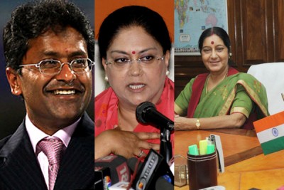 Congress attacks Centre, demands Raje's resignation