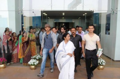 Hrithik meets Mamata in Kolkata