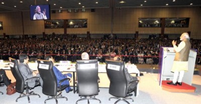 Vibrant Guj is not just a meeting of ideas, but also of aspirations: Modi