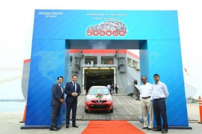 Nissan exports 500,000 'Made in India' cars