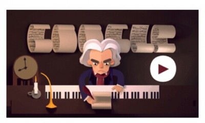 Beethoven: Google celebrates composer's 245th birth year with a special doodle