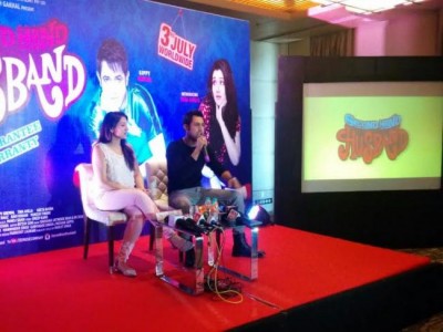 Tina, Gippy promote 'Second Hand Husband' in Chandigarh 