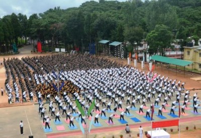 Shillong: International Yoga Day celebrated at Air Force and Army establishments 