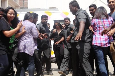 Tiger Shroff shoots for Baaghi