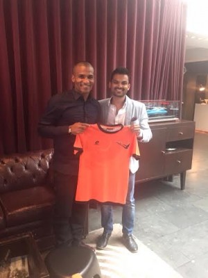 Delhi Dynamos unveiled Florent Malouda in EPL