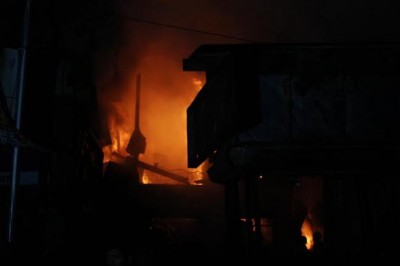 Kolkata: Fire in plywood godown