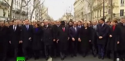 World leaders, commoners march in Paris against terror attack