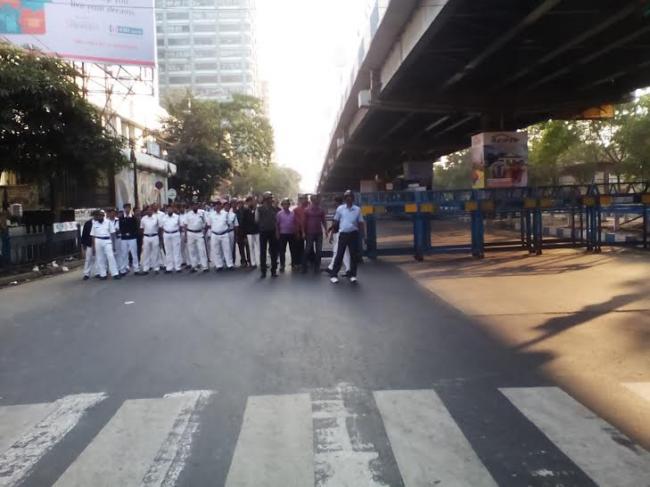 Kolkata: Left parties protest against Obama's visit to India