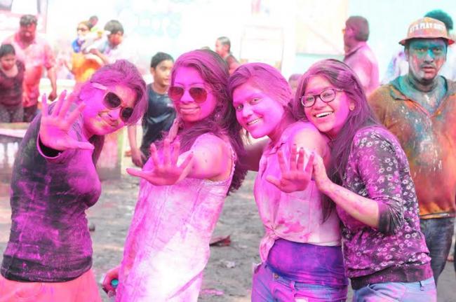 Kolkata's PC Chandra Gardens celebrates Holi