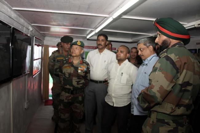 Defence Minister visits  Rajouri area