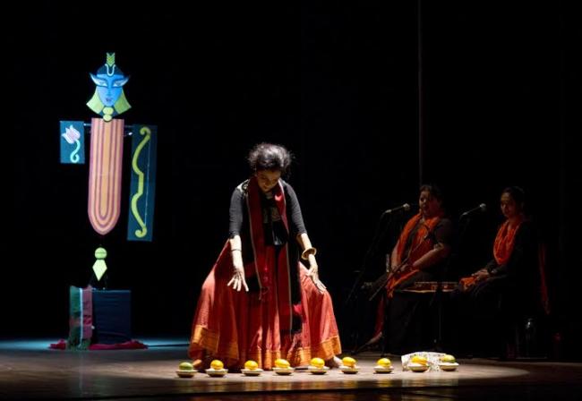 Dancer Anita Ratnam performs 
