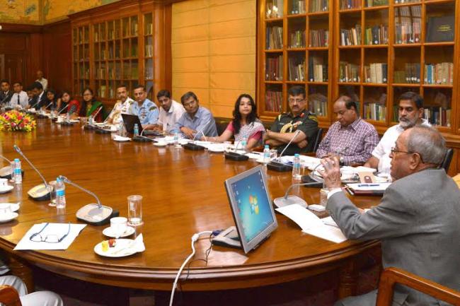 President meets NIT scholars 
