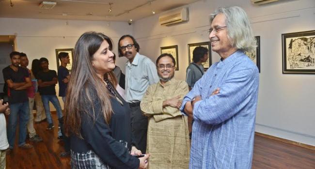 Gallery Sanskriti hosts exhibition of Ashoke Mullick, Nantu Behari Das' works