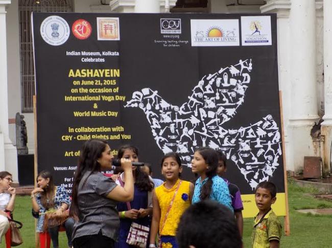 CRY, The Indian Museum hosts Ashayein with children in Kolkata
