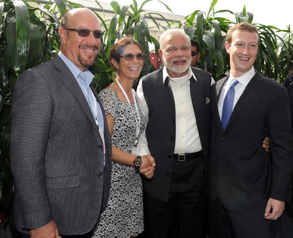 PM Modi visits Google, Facebook HQs