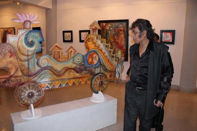 Fankaari Fossils painting exhibition unveiled in Kolkata