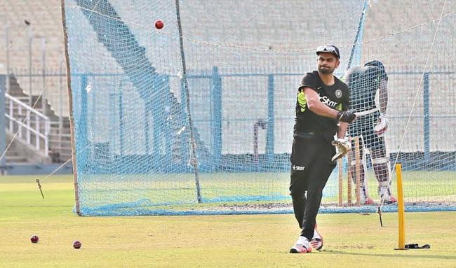 Indian team practice in Kolkata