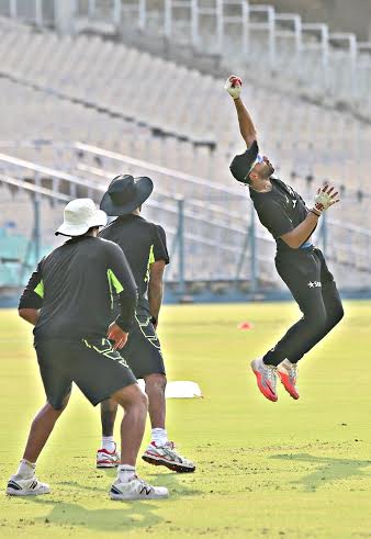 Indian team practice in Kolkata