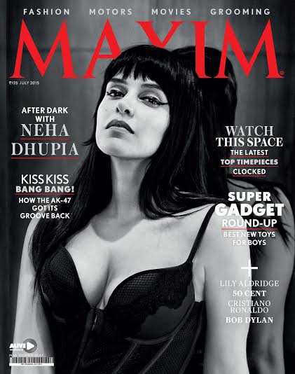 Neha  Dhupia sizzles Maxim cover
