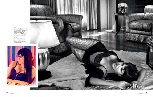 Neha  Dhupia sizzles Maxim cover