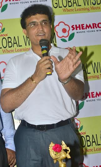 Sourav Ganguly inaugurates Shemrock Global Wisdom, a pre-school