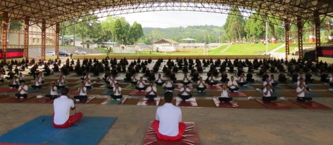 Shillong: International Yoga Day celebrated at Air Force and Army establishments 