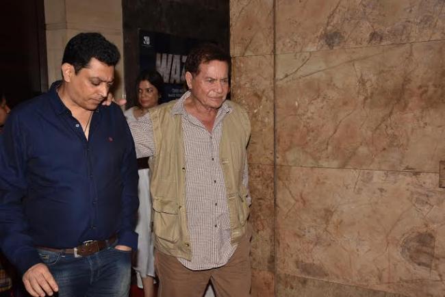Sachin Tendulkar attends Wazir's special screening
