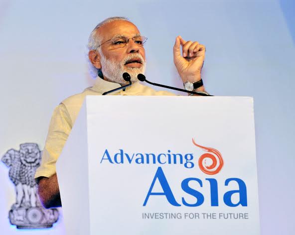 Modi addresses IMF-MOF conference in Delhi