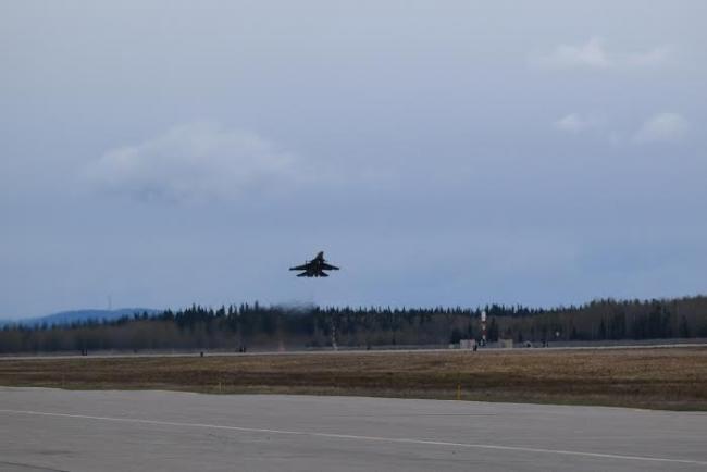 Indian Air Force IL 78 takes off