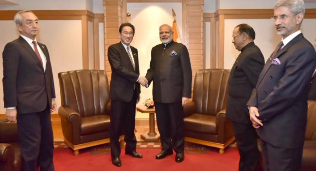 PM Narendra Modi meets Japanese ministers and also former PM on Friday