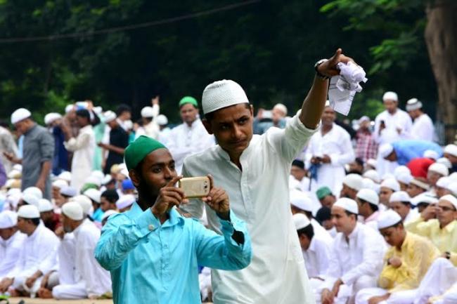 Muslims offer Eid prayer