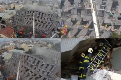 Earthquake jolts Asian countries Taiwan and Nepal