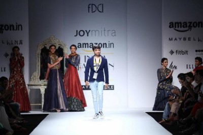 Amazon India Fashion Week: Joy Mitra showcases his couture